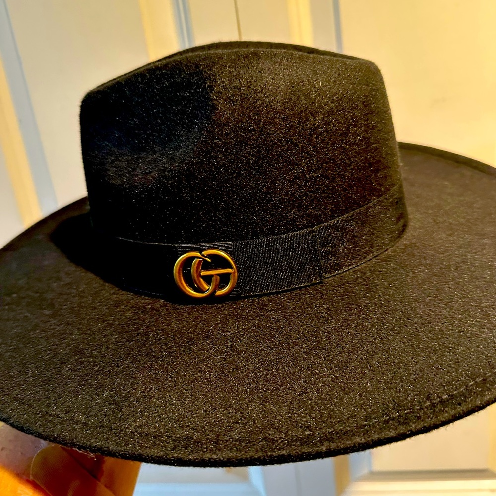 Black vintage Dixie hat size medium